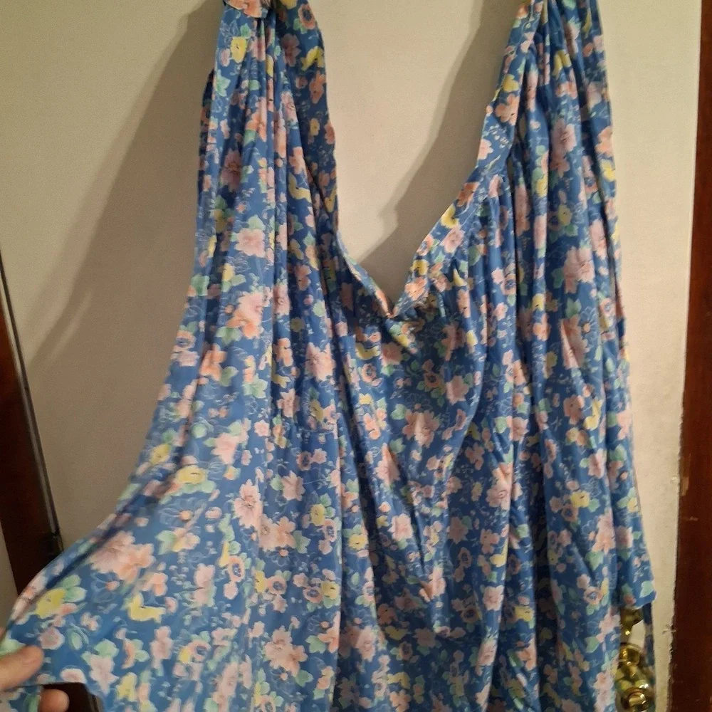 Cottagecore Plus‎ Floral Print Half Apron Lovely And Gorgeous!